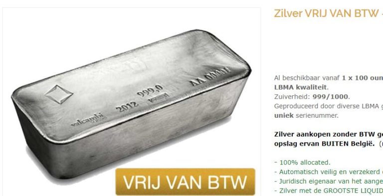 zilvervrijvbtw goudhub