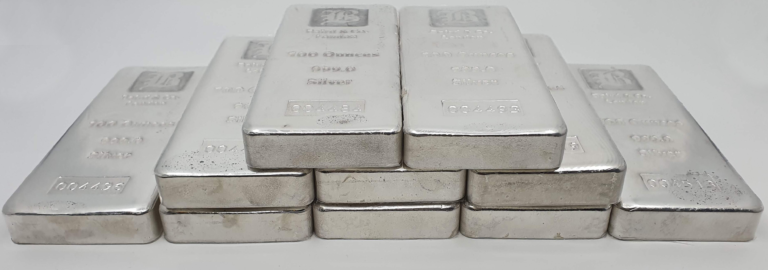 100 ounce Baird zilverbaar
