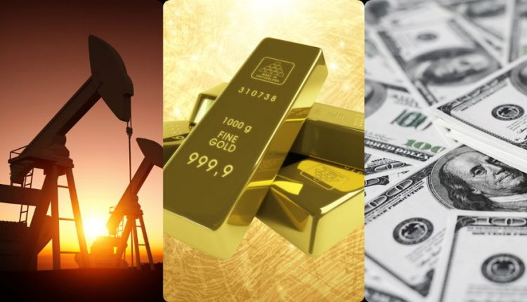 Olie, goud en dollar